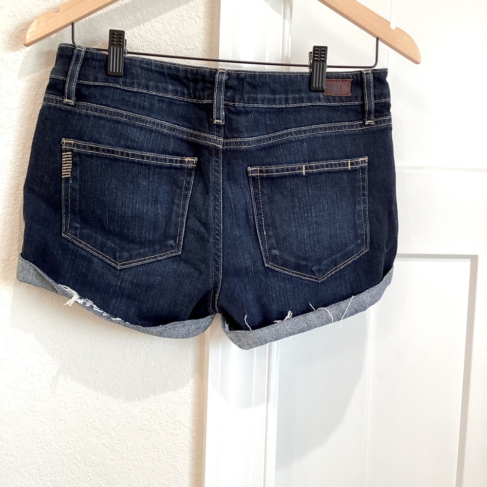 PAIGE Jean Shorts Jimmy Jimmy Size 27 Blue Denim - Picture 5 of 10